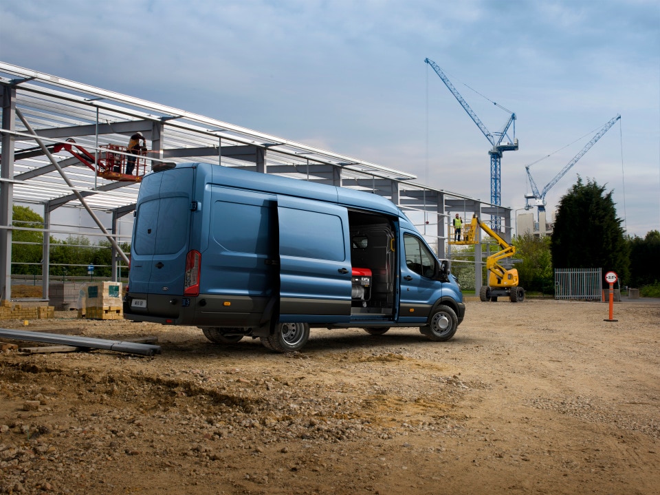 Ford Transit ombouw met kraaninrichting