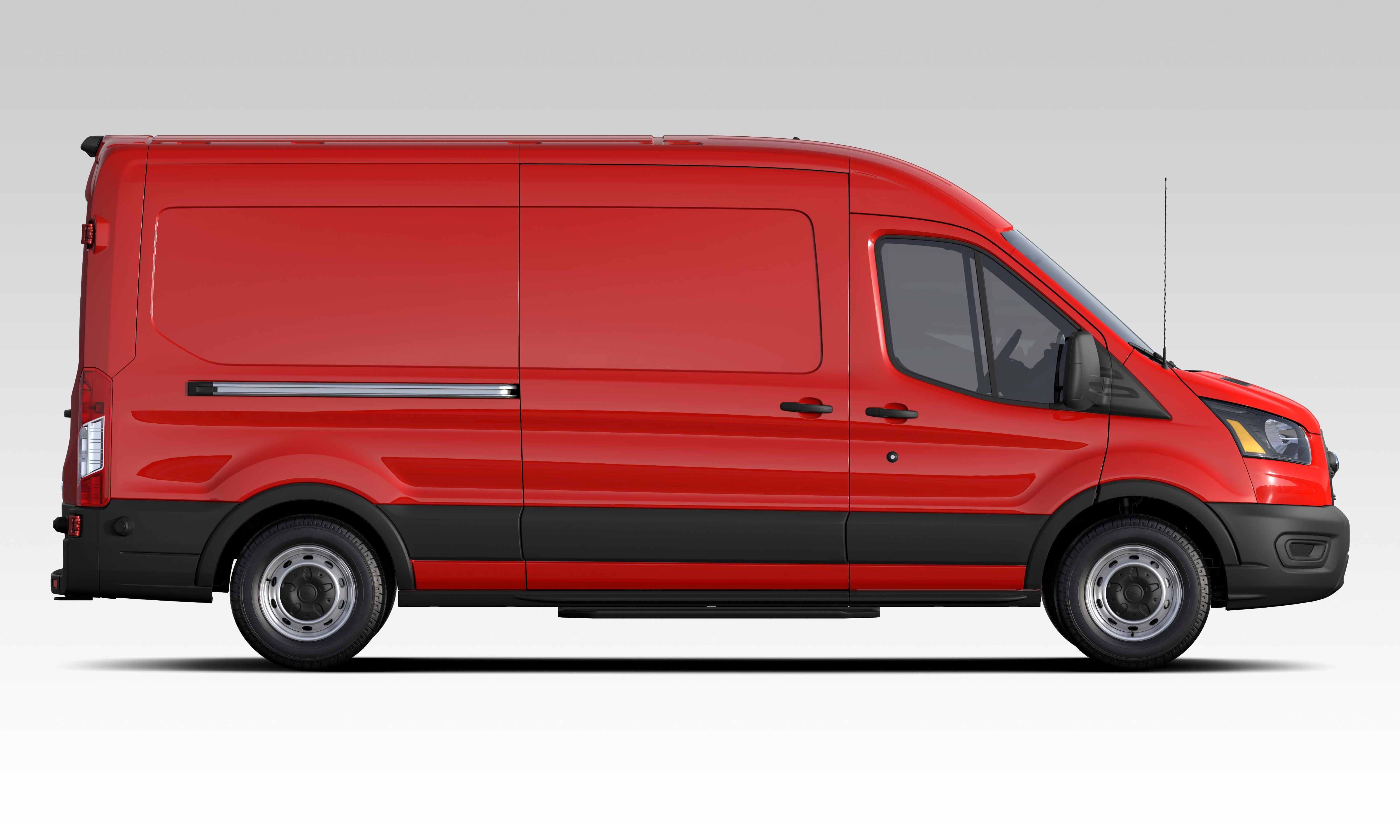 Fourgonnette utilitaire rouge de type 2