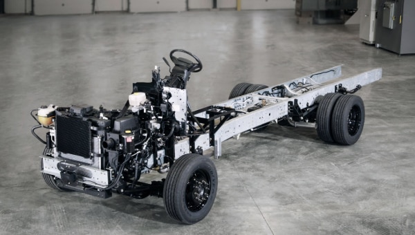 Châssis de concessionnaire Ford Pro pour modification de parcs