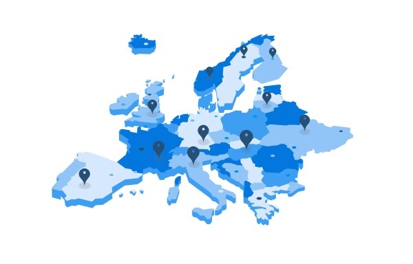 Emplacements des ateliers de transformation Ford Pro dans toute l'Europe