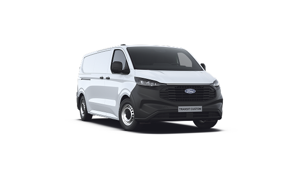 Transit Custom Van Larga Blanca.