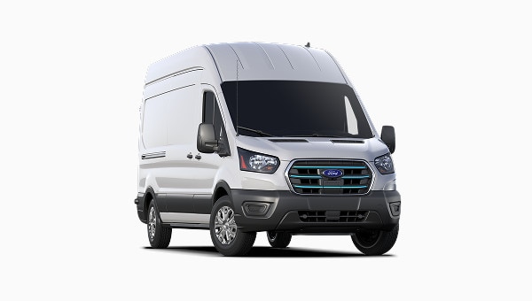 E-Transit Larga Techo Alta Blanca.