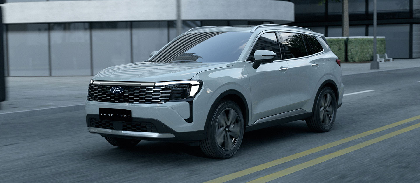 Ford Teritory 2027 en exteriores con nueva apariencia.