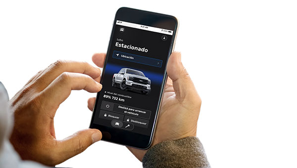 Ford Lobo con Ford App.