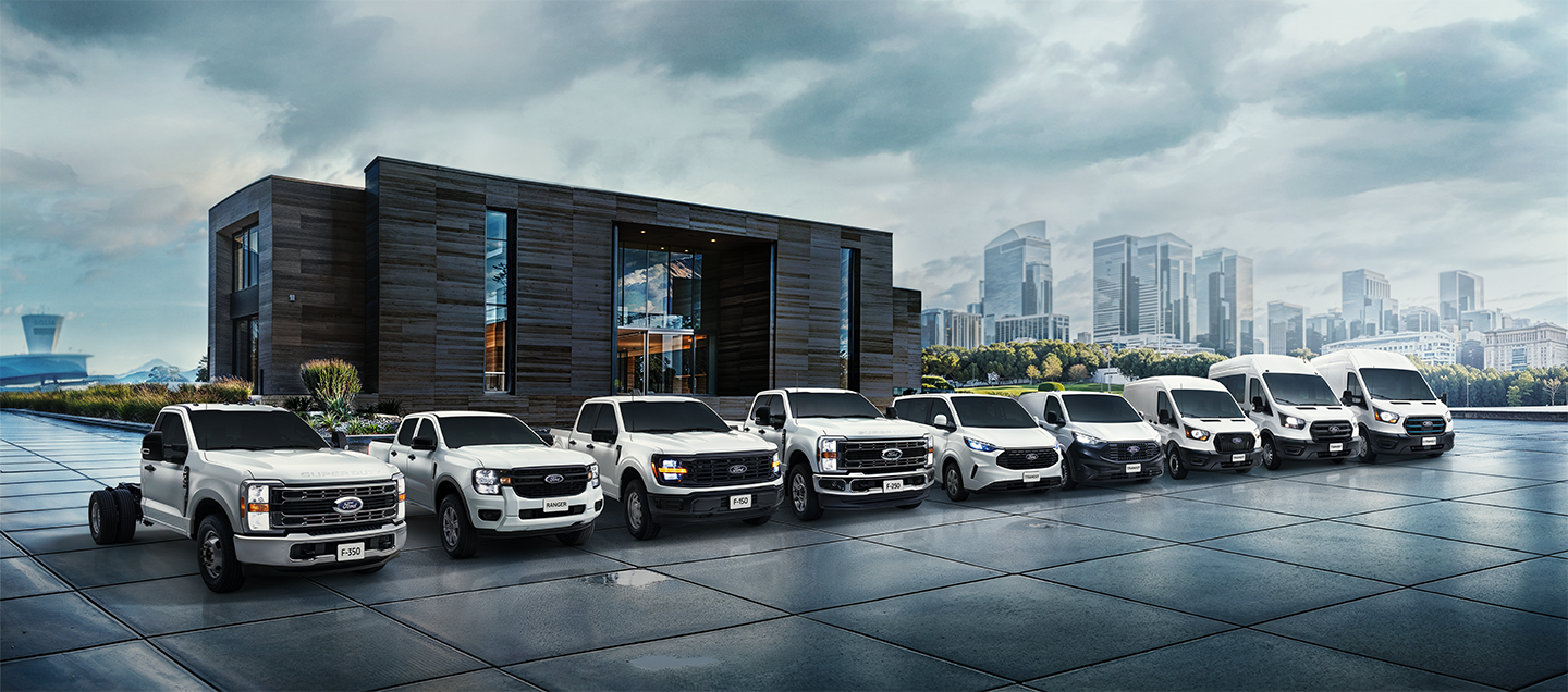 Beneficios de Familia de Vehículos Comerciales Ford: Vans, Pickups y Camiones de Chasis para Trabajo