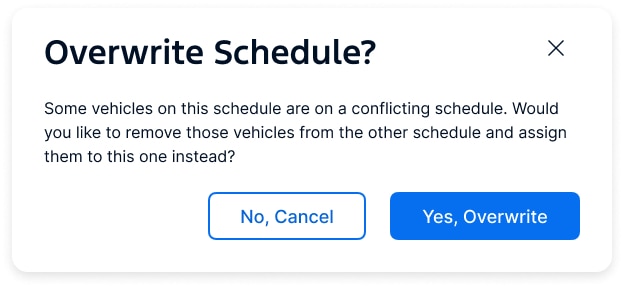 Minimize scheduling issues with Overwrite.