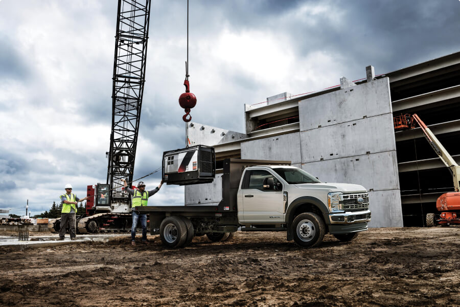 2026 ford chassis cab at worksite