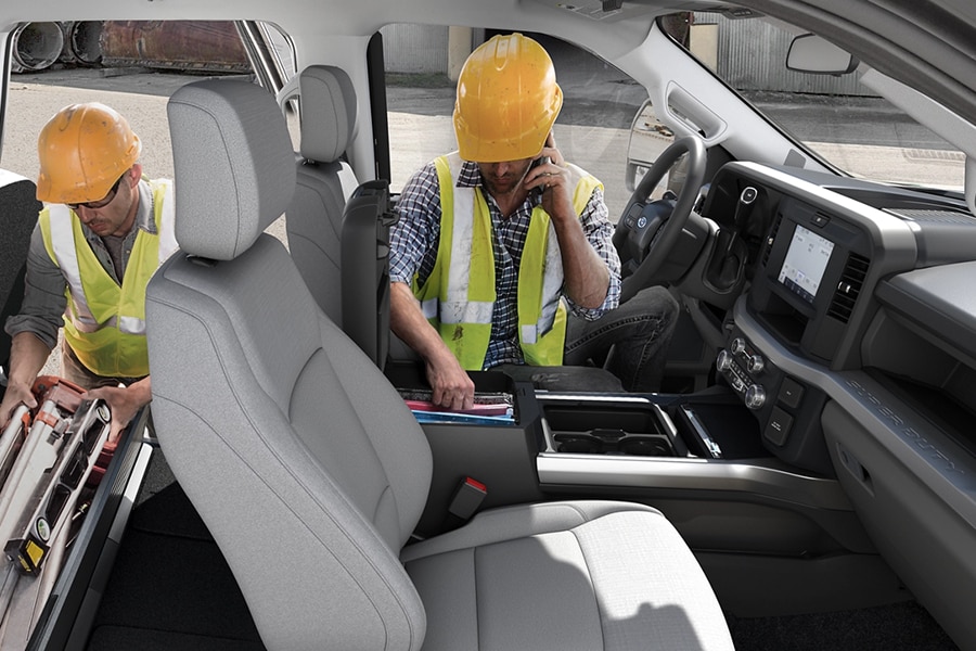 2026 ford chassis cab interior front seating 