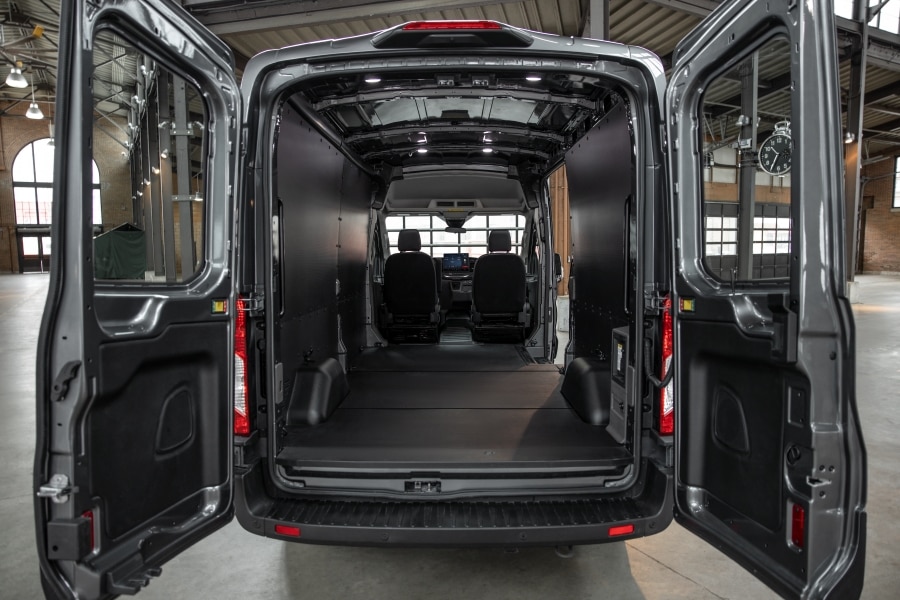 2026 ford e-transit rear cargo space