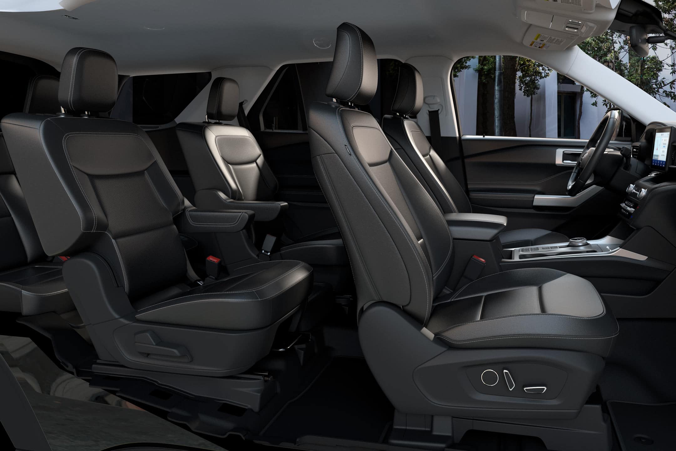 2023 Ford Explorer® SUV interior with leather seating